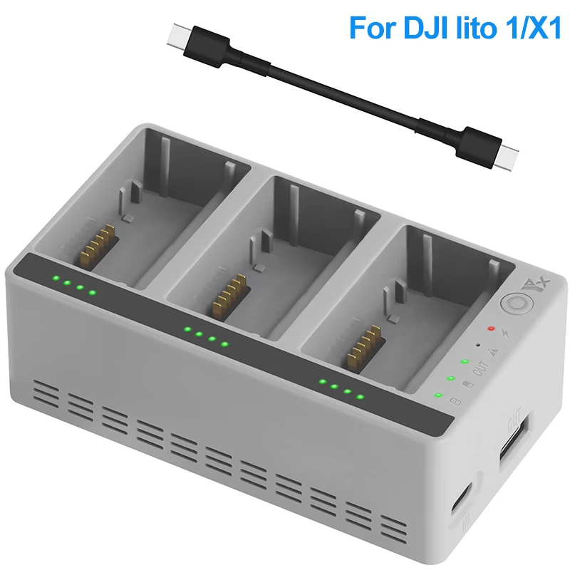 Drone Battery Charger - Hub di Ricarica per DJI LITO
