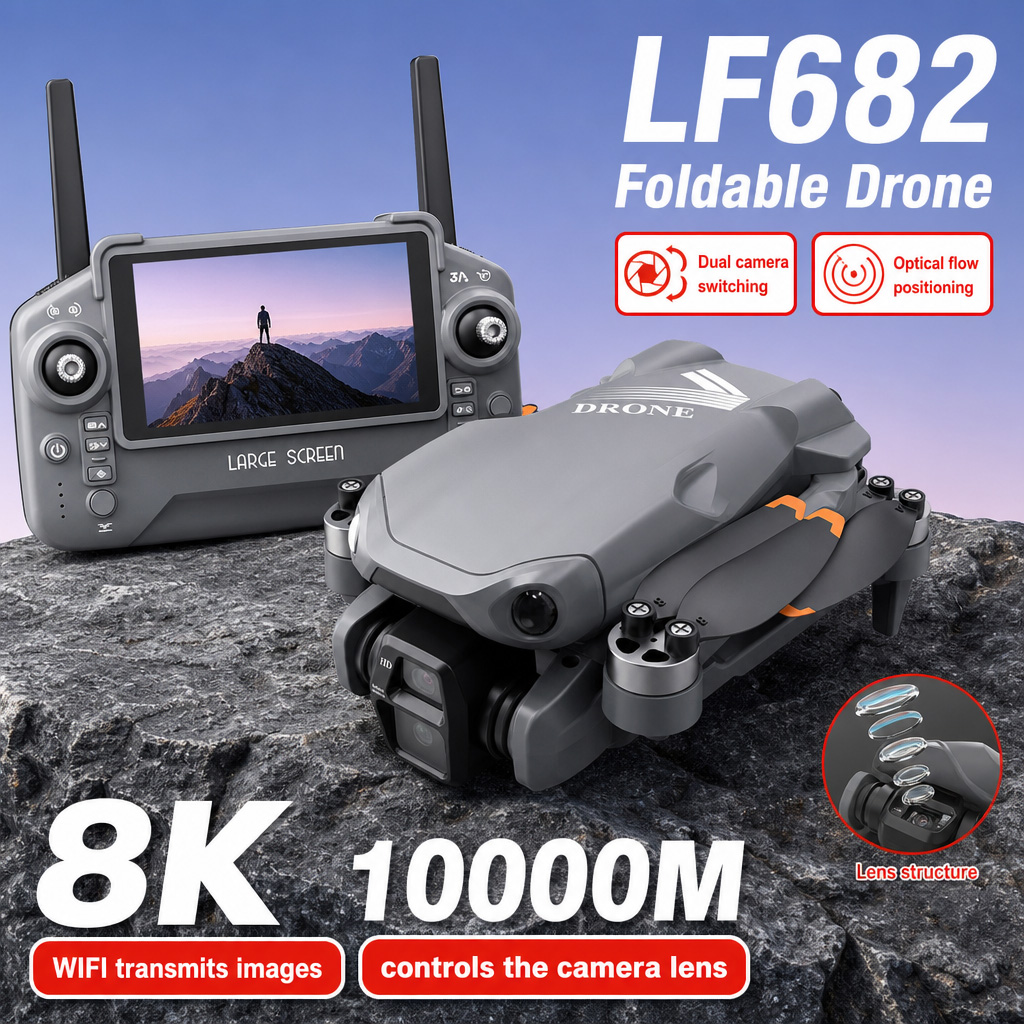 Drone Battery Case - Drone Aereo LF682 con Doppia Fotocamera