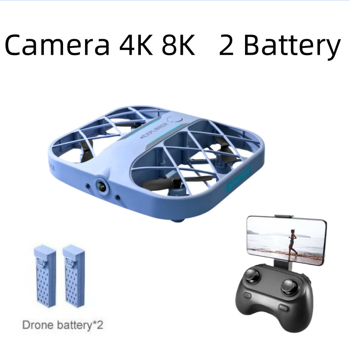 Drone Battery Case - Drone RC JJRC H107 FPV con