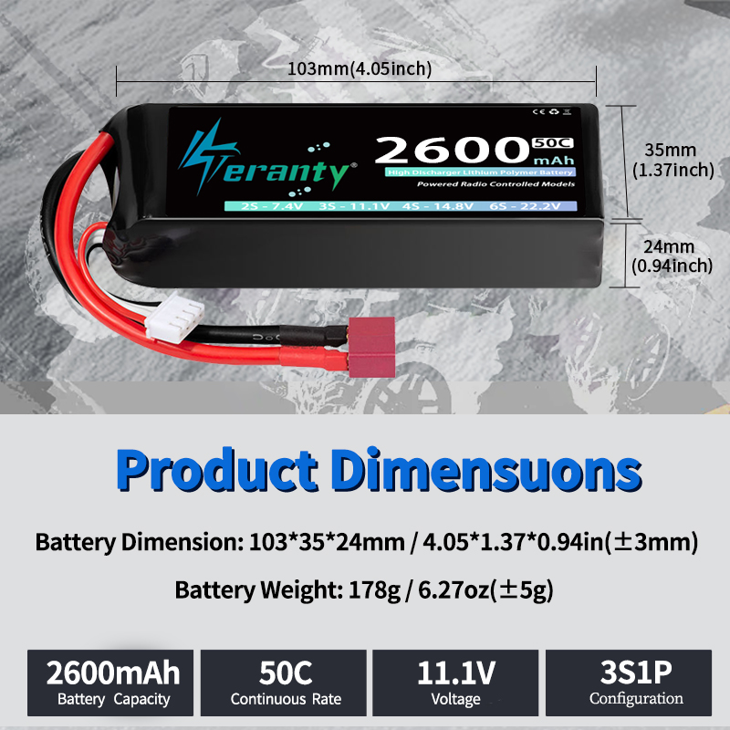Batteria Lipo TERANTY 3S 2200/ - Drone Battery Plate recensione e prezzo