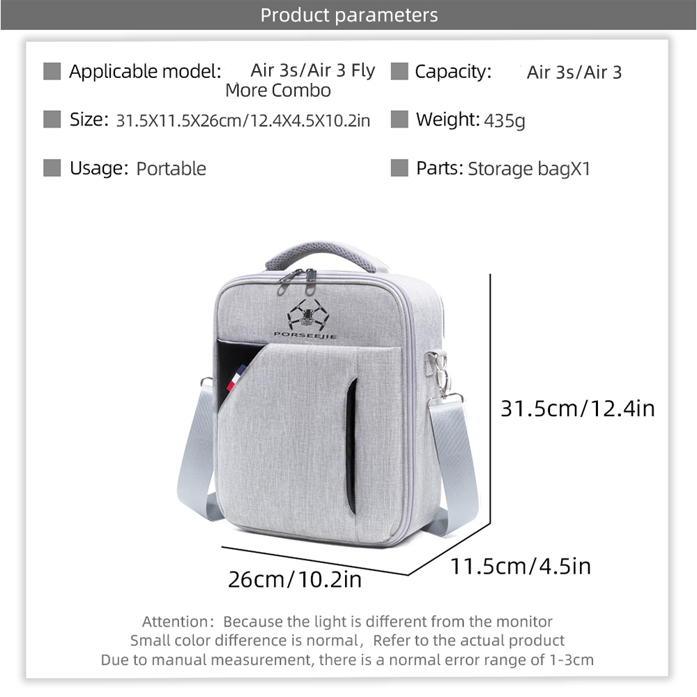 Borsa a Tracolla da Viaggio pe - Dji Drone Air 3 recensione e prezzo
