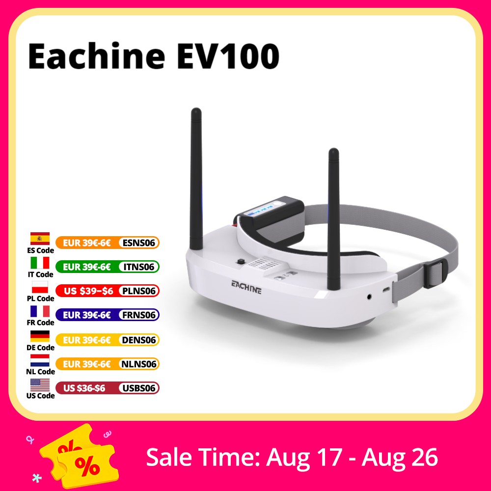 Eachine EV100 720*540 5.8G 72C - Drone Battery Case recensione e prezzo
