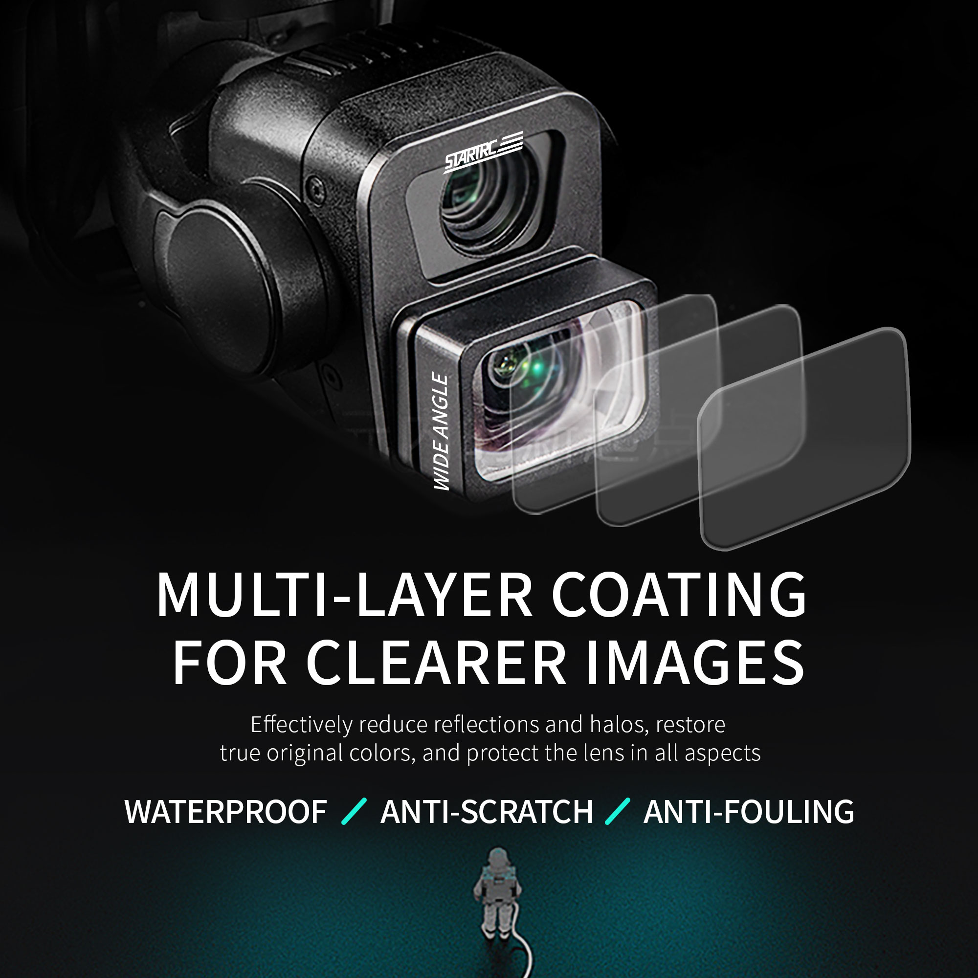 Filtro Grandangolare STARTRC P - Dji Drone Air 3 recensione e prezzo