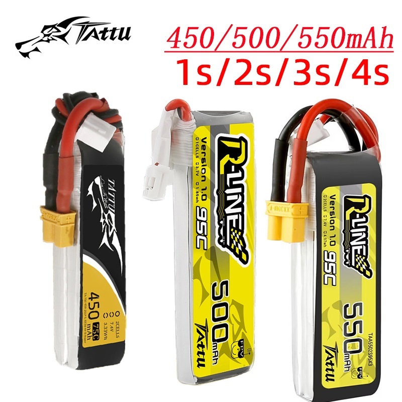 3 pezzi NUOVO TATTU 450/500/55 - Drone Battery 4S recensione e prezzo
